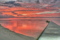 Red Higgs Sunrise Fine Art Print