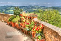 Tuscan Garden View Fine Art Print