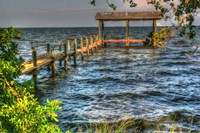 Florida Rustic Pier Fine Art Print