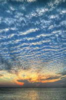 Key West Blue Sunset Vertical Fine Art Print
