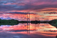 Powerline Sunrise Fine Art Print
