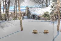Winter Adirondak Chairs Fine Art Print