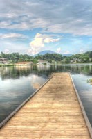 Lake Pier Vertical Fine Art Print
