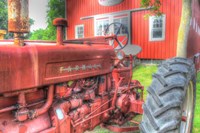 Tractor and Barn Fine Art Print