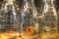 Dairy Bottles Fine Art Print