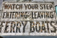 FerryBoats Sign Fine Art Print
