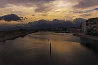 Pont Tournant Sunset Fine Art Print