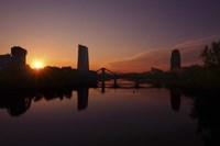 Francfort Sunset 2 Fine Art Print