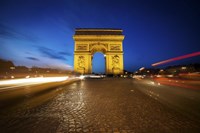 Arc de Triomphe Blue Hour Fine Art Print