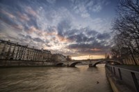 Paris, End Of A Day Fine Art Print