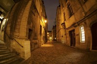 Quite Street at Night Fine Art Print