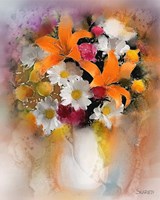 Orange Lilies Fine Art Print