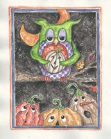 Halloween Owl Fine Art Print