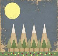 Moonlight In The Forest Fine Art Print