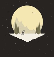 Wintertime Deer Fine Art Print