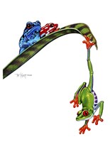 Frogs Hanging Out Fine Art Print
