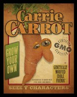 Carrot Pack Framed Print