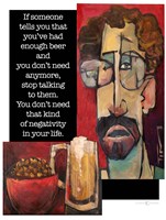 Another Beer Negativity Fine Art Print