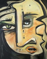 She Lunches Alone Fine Art Print