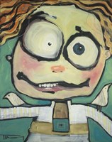 Boy With Birds Fine Art Print