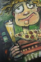 Pete Pilsner Pizza Fine Art Print