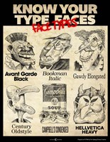 Know Your Type Faces Fine Art Print