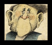 No Mouth Guy Fine Art Print