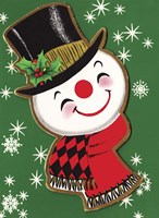 Holiday Snowman Fine Art Print