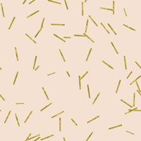 Angel Pink Golden Matchstick Confetti Fine Art Print