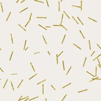 Light Cream Golden Matchstick Confetti Fine Art Print