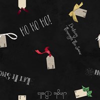 Gift Tag Wrapping Paper Fine Art Print