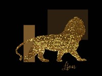 3 Golden Lion Framed Print
