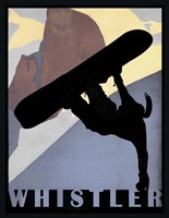 Whistler Mountain Winter Sports I Framed Print