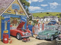 The Village Garage Fine Art Print