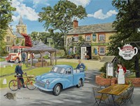 The Village Tea Rooms Fine Art Print