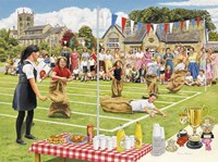 School Sports Day Fine Art Print