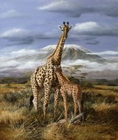 Kilimanjaro Pair Fine Art Print