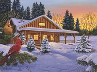 Cozy Cabin Fine Art Print