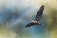Heron In The Midst Fine Art Print