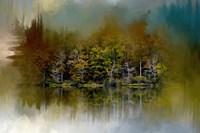 Abstract Summer Lake Fine Art Print