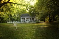 River Cottage In Summer Fine Art Print