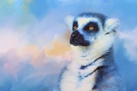Colorful Expressions Lemur Fine Art Print