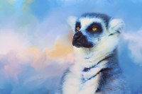 Colorful Expressions Lemur Fine Art Print