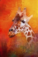 Colorful Expressions Giraffe Fine Art Print