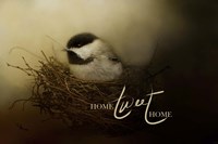 Home Tweet Home with words Fine Art Print
