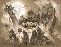 Zombie Cats 2 Fine Art Print