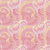 Pretty & Pink-Swirl dot coordinate Fine Art Print
