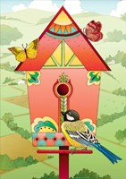 Country Birdhouse Fine Art Print