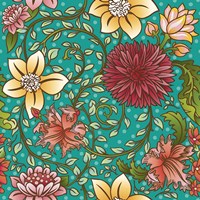 Floral Swirl Fine Art Print