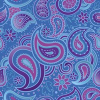 Cool Paisley Fine Art Print